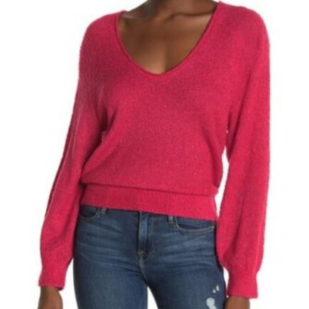 NEW Abound XXS V-neck Bounce Knit Pullover Sweater